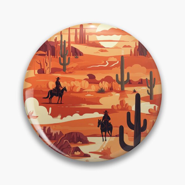 Artikelvorschau, Wüsten-Cowboy-Druck entworfen und verkauft von Inky-Spiration.