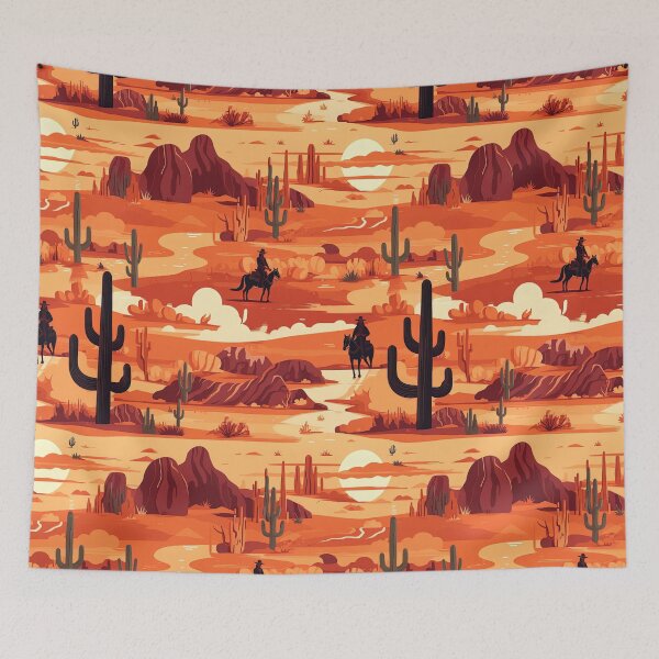 Item preview, Desert Cowboy print designed and sold by Inky-Spiration.