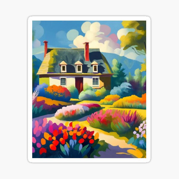 Item preview, English spring gardens designed and sold by ArtsDestination.