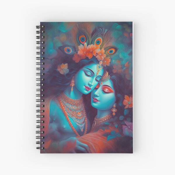 Radha Spiral Notebooks For Sale | Redbubble