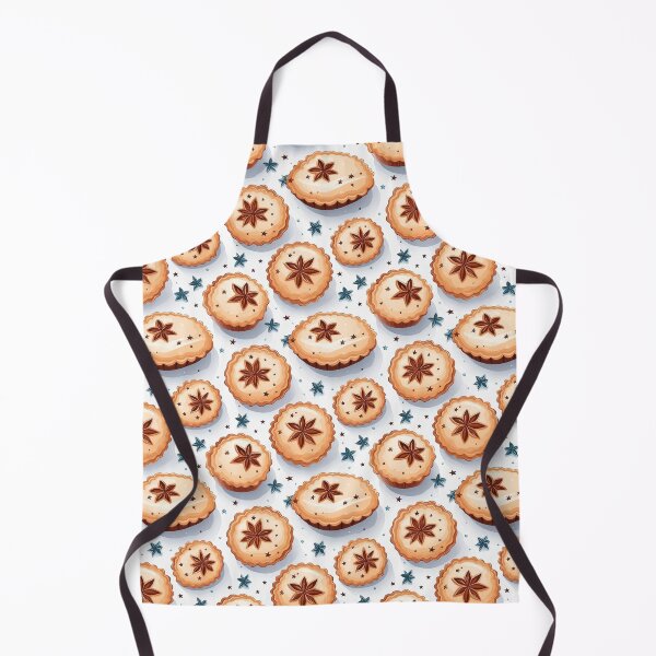 Item preview, Festive Christmas Mince Pies Pattern designed and sold by Blue-Banana.