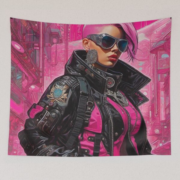 Item preview, Pink Merc - Cyber City Character concept designed and sold by Delerat7.