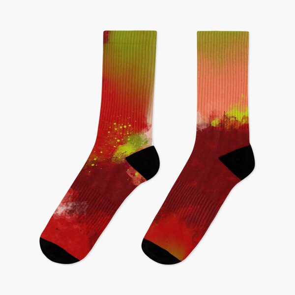 Item preview, Burgundy Romance - Red Orange Green Abstract designed and sold by Joey Santiago.