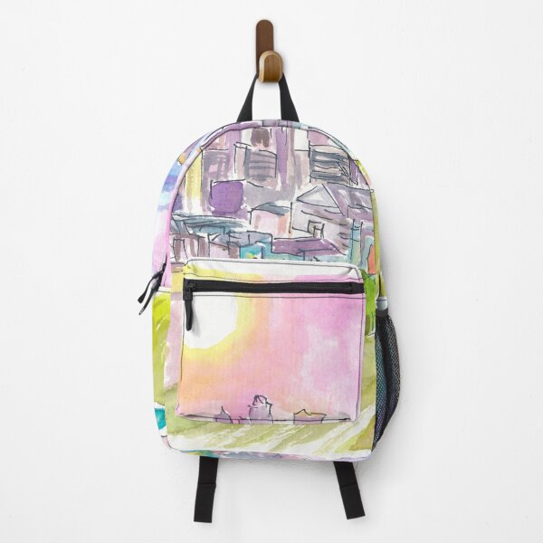 Item preview, Kansas City Missouri Cityscape and Skyline in Watercolor Sunset designed and sold by artshop77.