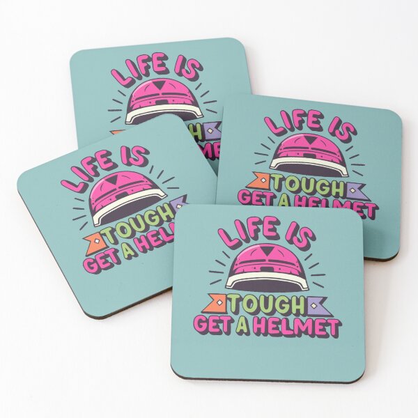 Item preview, Funny saying Life Is Tough Get A Helmet designed and sold by INK-Creations.