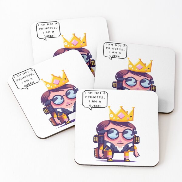 Item preview, I am not a princess, I am a Queen | Pixel Style designed and sold by CircinusStore.
