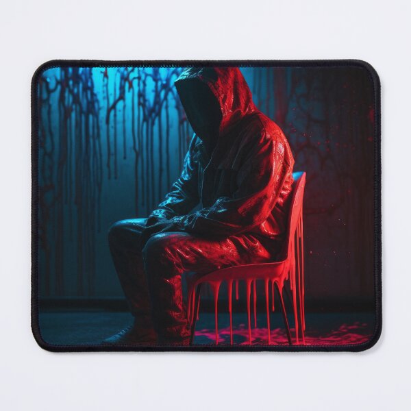 Item preview, Dark Shadow Hoodie Man Sitting On Chair designed and sold by FireFXStudio.