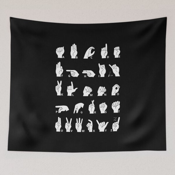 Item preview, ASL American Sign Language Alphabet II designed and sold by Lemon Pepper.
