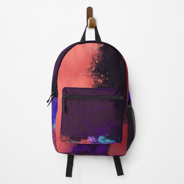 Item preview, Dark Temptation - Eggplant Violet Blue Coral Abstract Art designed and sold by Joey Santiago.