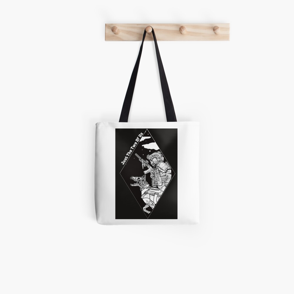 Vista previa del artículo con la obra «Bolsa estampada de tela», diseñado y vendido por EnlistedScum.