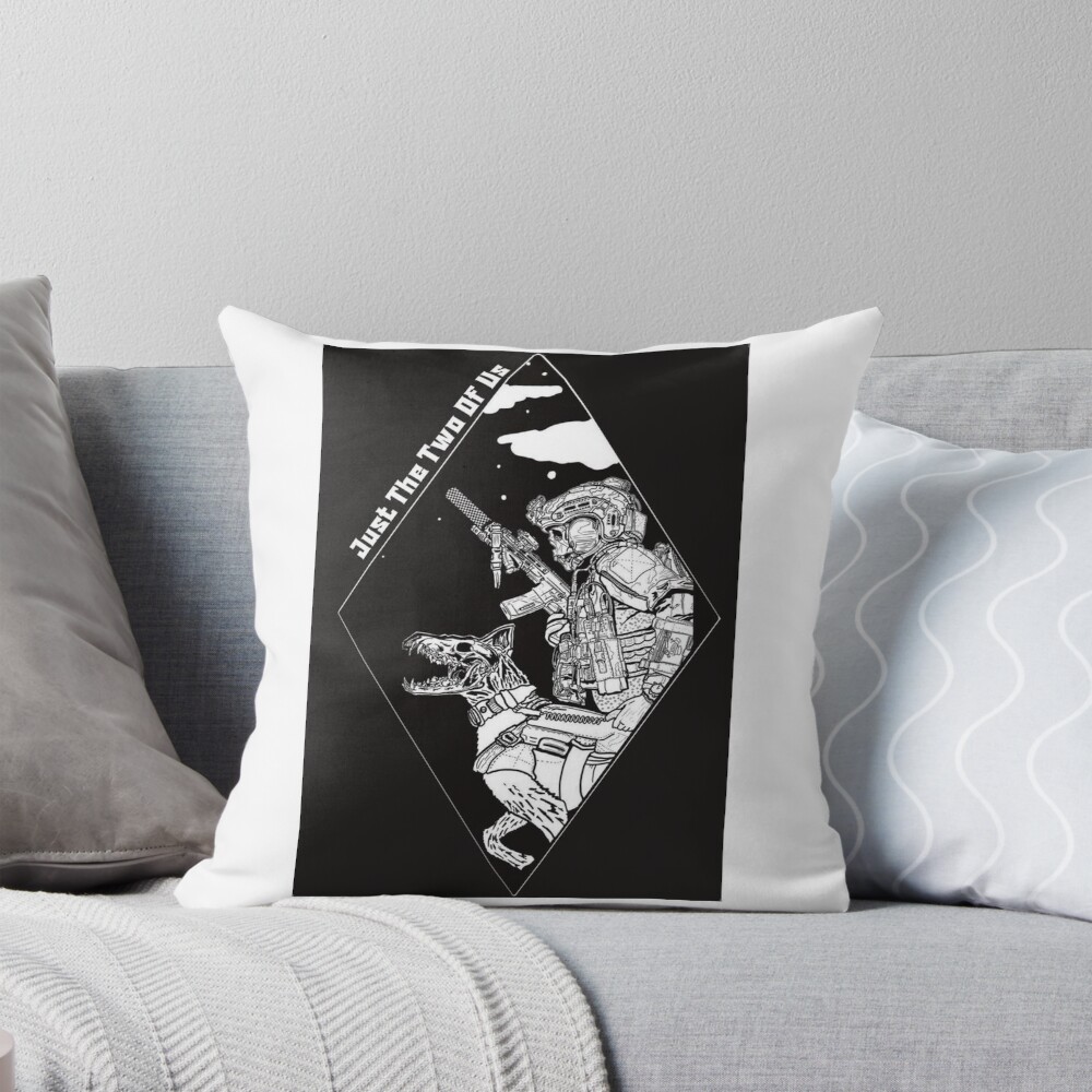 Vista previa del artículo con la obra «Cojín», diseñado y vendido por EnlistedScum.