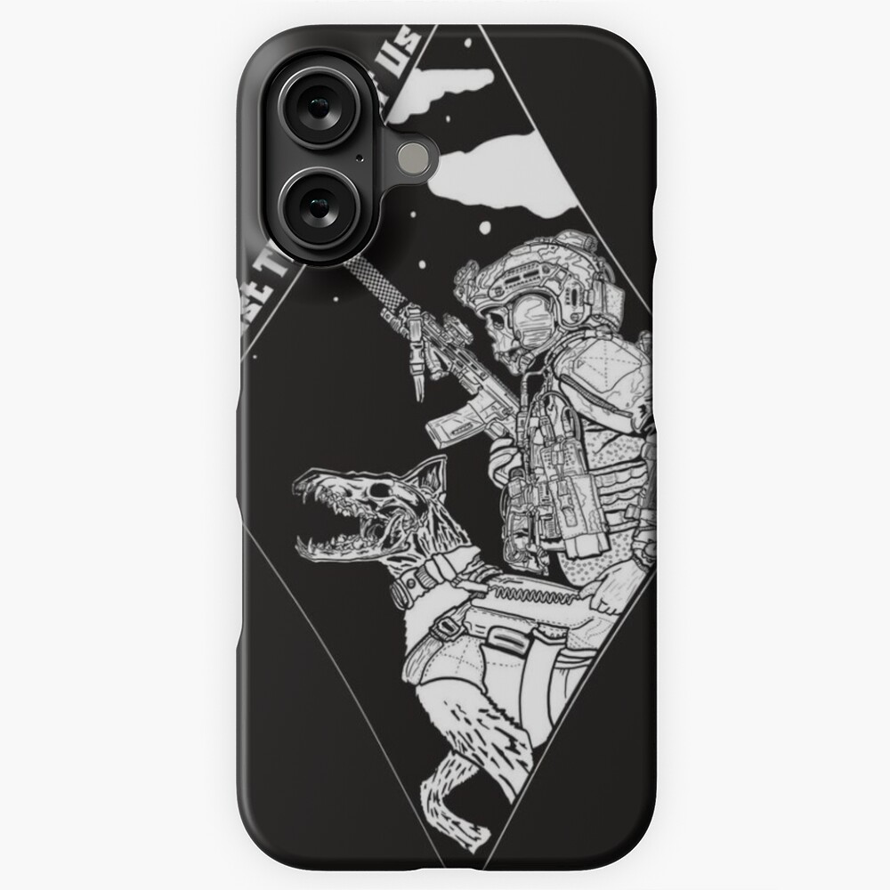 Vista previa del artículo con la obra «Funda rígida para iPhone», diseñado y vendido por EnlistedScum.