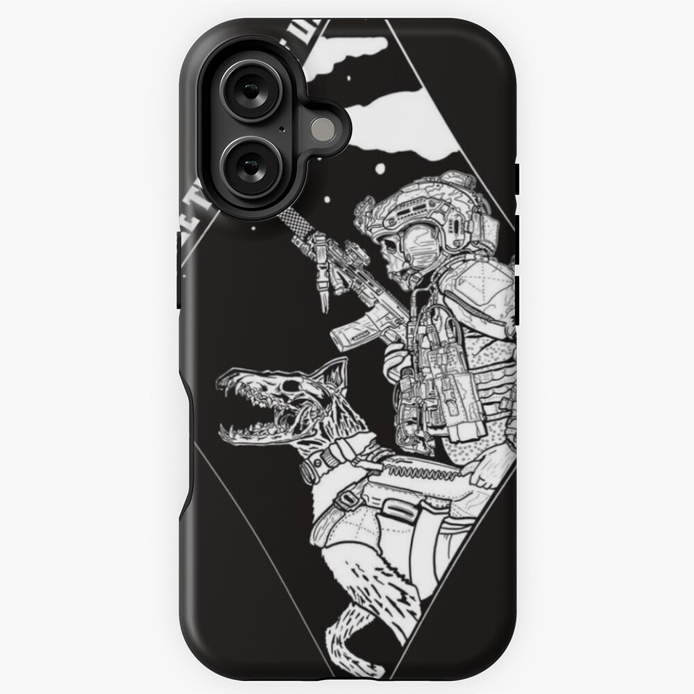 Vista previa del artículo con la obra «Funda resistente MagSafe para iPhone», diseñado y vendido por EnlistedScum.