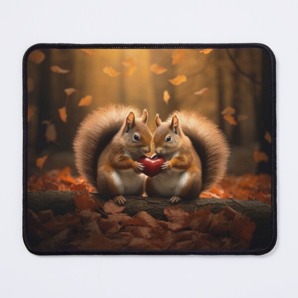 Item preview, Two Squirrel Holding a Nut designed and sold by FireFXStudio.