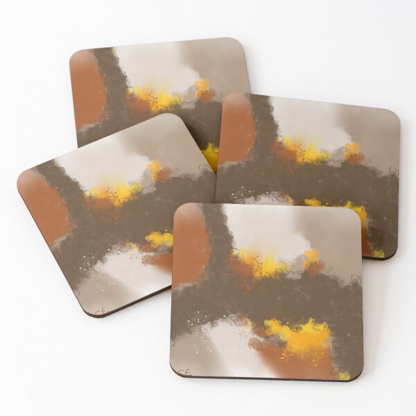 Item preview, Spice Of Life - Brown Yellow Orange Abstract Art designed and sold by Joey Santiago.