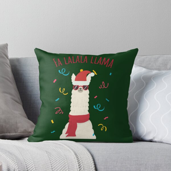 Item preview, Fa Lalala Llama. Cheerful Festive Llama Lovers designed and sold by Rebel-Design.