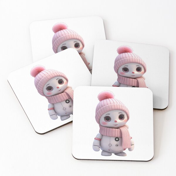 Item preview, Cute Snowgirl Robot designed and sold by CherNikDesigns.