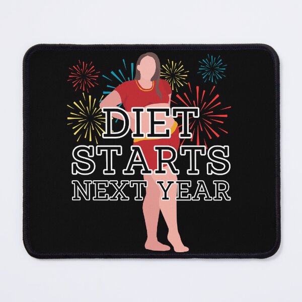 Item preview, Diet starts next year designed and sold by FunkyMelon.