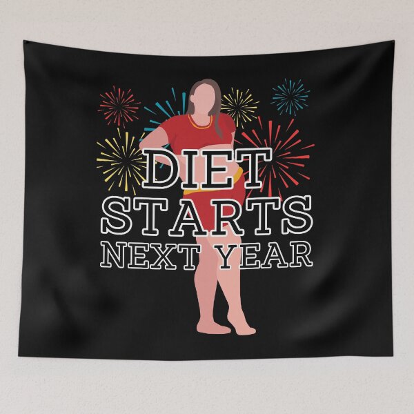 Item preview, Diet starts next year designed and sold by FunkyMelon.