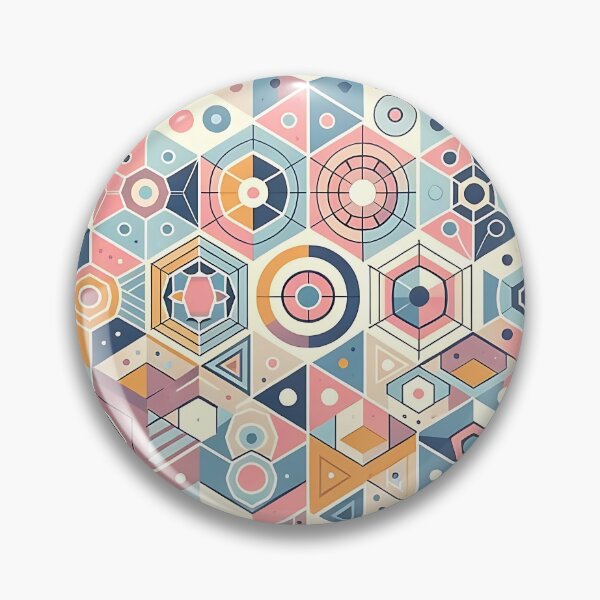 Item preview, Seamless Geometric Pastel Vector Pattern designed and sold by Spiritful-Bliss.