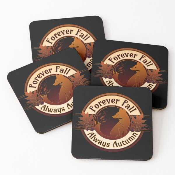 Item preview, Forever Fall Always Autumn Fox Badge designed and sold by MythikCreationz.