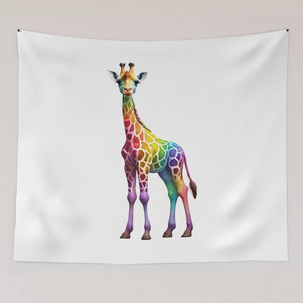 Item preview, Colorful Giraffe designed and sold by Pundamentally.