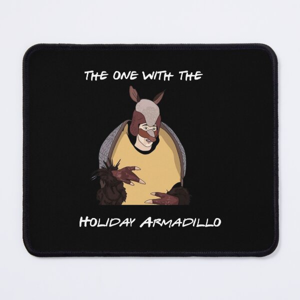 Item preview, Holiday Armadillo, funny Christmas. designed and sold by dropinskimalan.