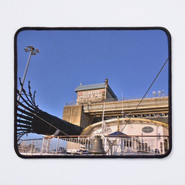 Item preview, The American Queen Passing Through The Olmsted Locks designed and sold by LisaWootenPhoto.