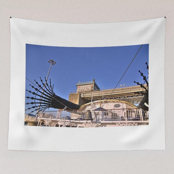 Item preview, The American Queen Passing Through The Olmsted Locks designed and sold by LisaWootenPhoto.