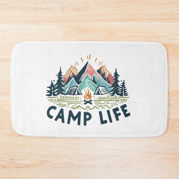 Item preview, CAMP LIFE - Sticker, Hat, Pin, Magnet, Hoodie, Mug, etc designed and sold by cloudhiker.