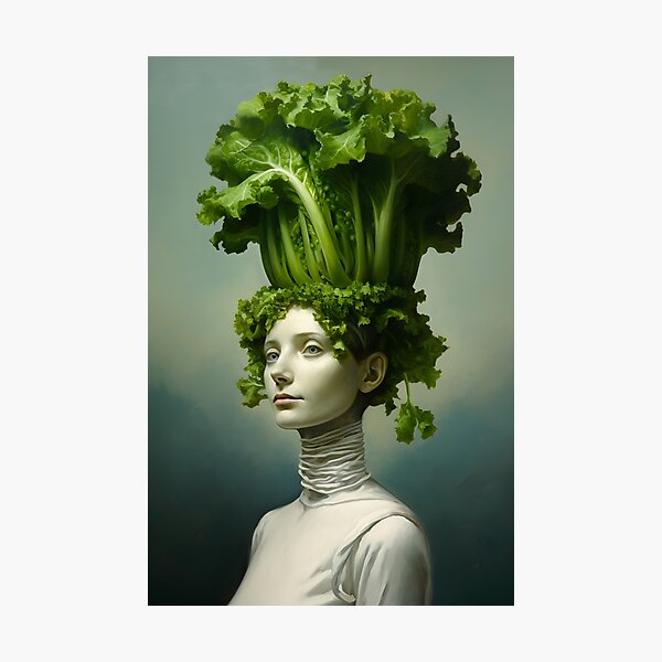 Salatkopf Fotodruck