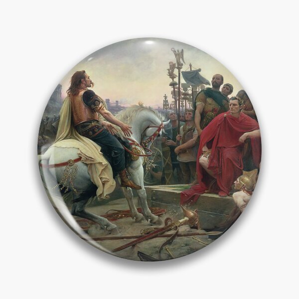 Item preview, Vercingetorix throws down his arms at the feet of Julius Caesar (1899) - Lionel Royer designed and sold by SALON DES ARTS.