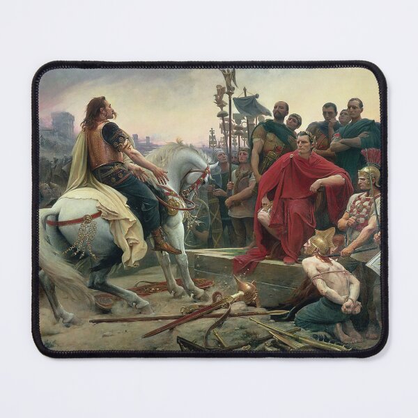 Item preview, Vercingetorix throws down his arms at the feet of Julius Caesar (1899) - Lionel Royer designed and sold by SALON DES ARTS.