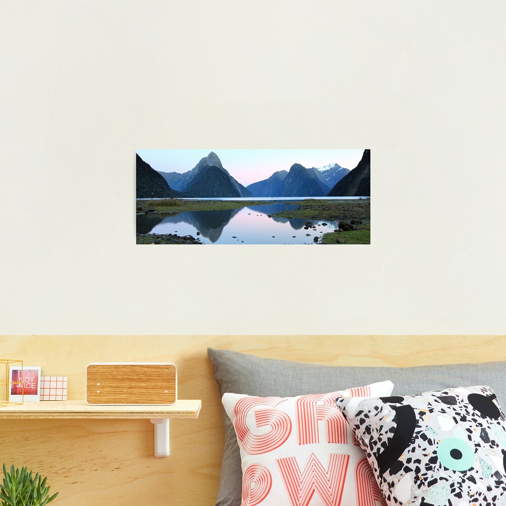 Milford Sound Dawn, South Island, New Zealand Photographic Print