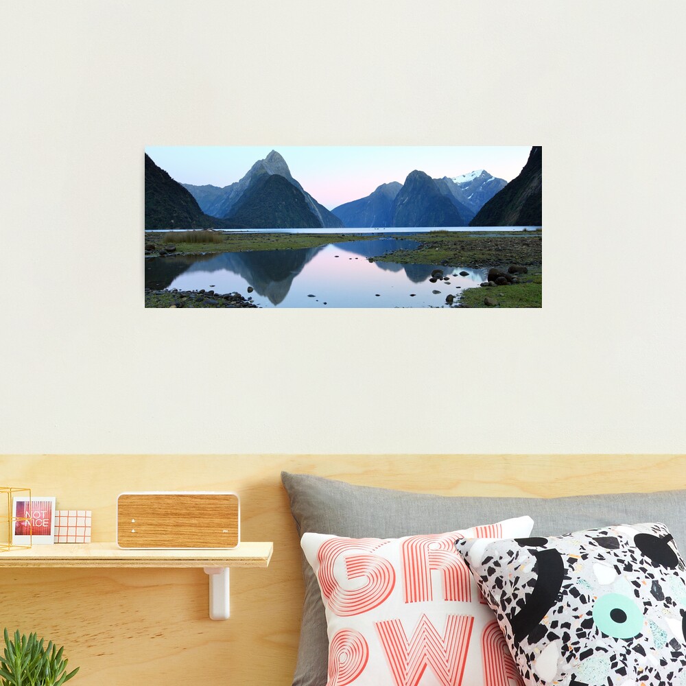 Milford Sound Dawn, South Island, New Zealand Photographic Print