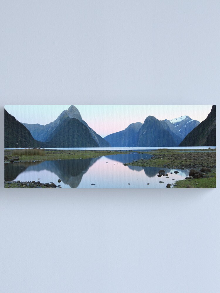 Alternate view of Milford Sound Dawn, South Island, New Zealand Canvas Print
