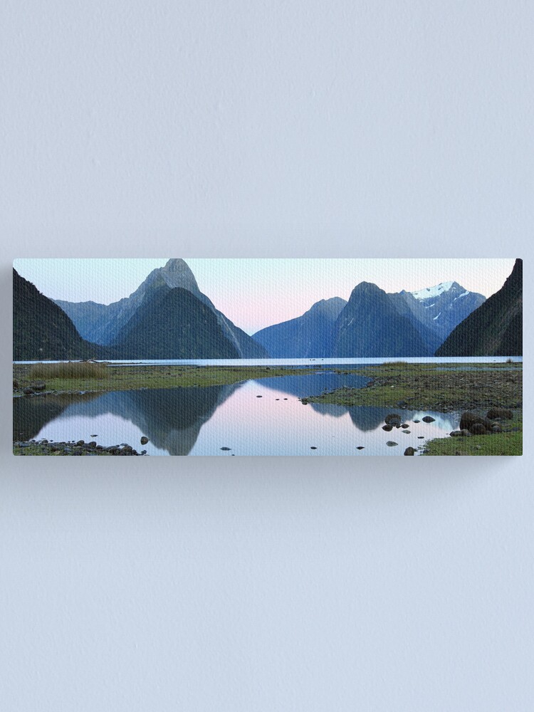 Alternate view of Milford Sound Dawn, South Island, New Zealand Canvas Print
