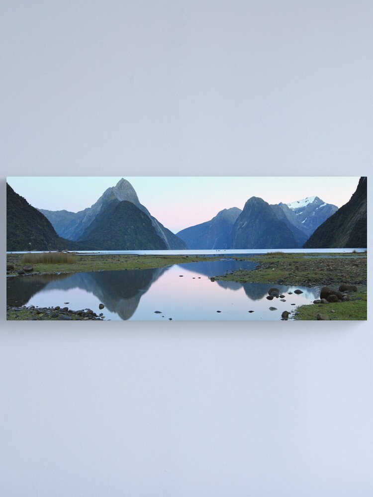 Alternate view of Milford Sound Dawn, South Island, New Zealand Canvas Print