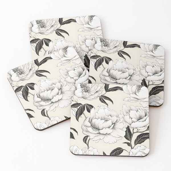 Item preview, Antique Peony Pattern designed and sold by peachculture.