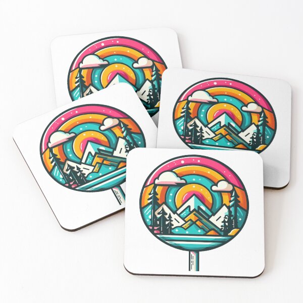 Item preview, A lollipop, inside the lollipop are colorful images of mountains, trees, and the sun designed and sold by dvlahmtees.
