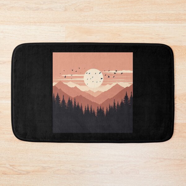 Item preview, Afternoon sunset with mountains  designed and sold by dvlahmtees.