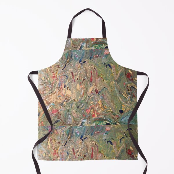 Item preview, Green Pour Abstract designed and sold by Onelamb.