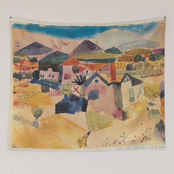 Item preview, View of Saint Germain by Paul Klee designed and sold by tomorrowsart.