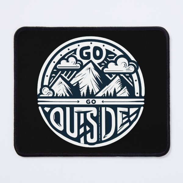 Item preview, Go Outside, Mountains and Clouds designed and sold by dvlahmtees.