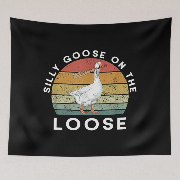 Item preview, Silly Goose on the Loose Funny Goose Honk Bonk Meme designed and sold by Jesticker.