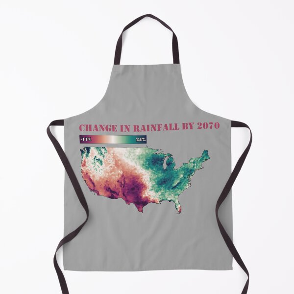 Item preview, Climate Change: U.S. Rainfall map in 2070, in Watermelon designed and sold by DreamingBeetle.