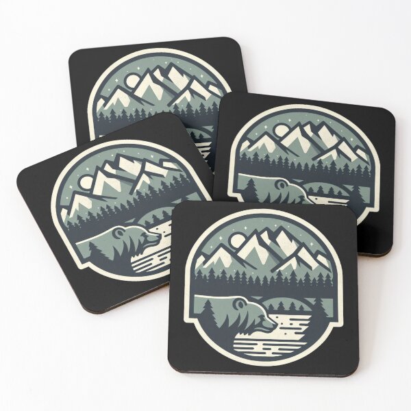 Item preview, Mountains and the Bear designed and sold by dvlahmtees.