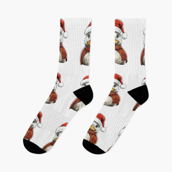 Item preview,  Christmas Santa Duck for Bird Lovers designed and sold by AMONGIFTS.