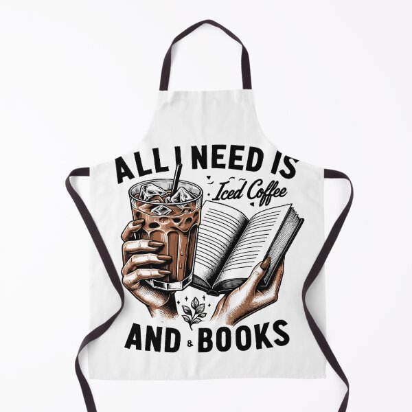Item preview, All I Need Is Iced Coffee and Books designed and sold by ElLocoMus.