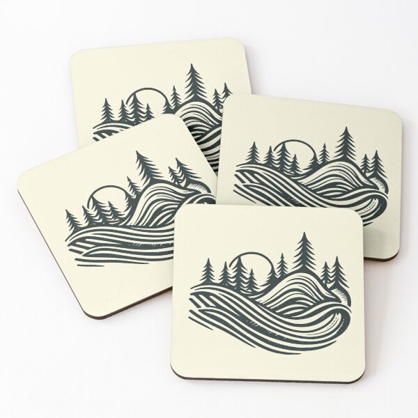 Item preview, Tree, Wave, Mountain together  designed and sold by dvlahmtees.